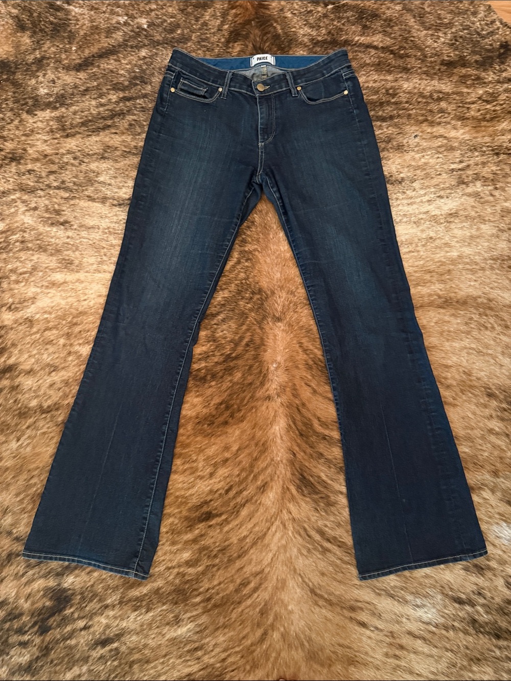 Paige Jeans Dark Wash Bootcut Jeans